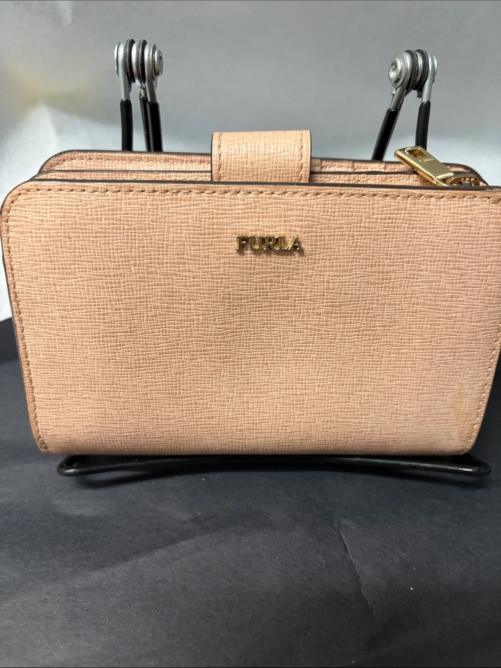 Furla Blush Pink Saffiano Leather Wallet